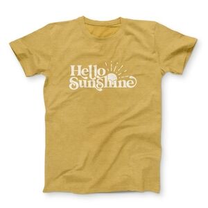 Bella Canvas Hello Sunshine Yellow Short Sleeve Tee